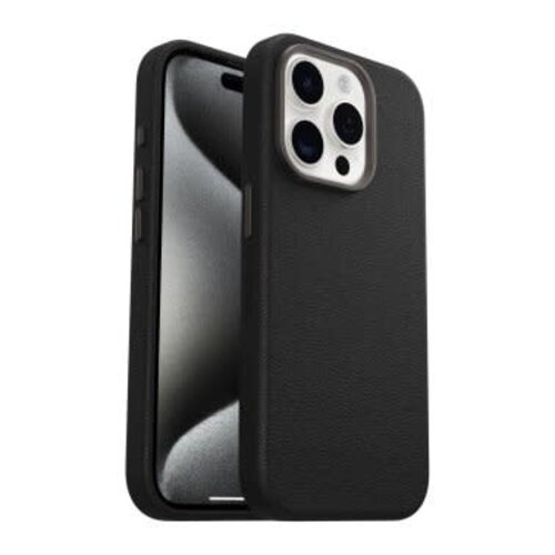 Otterbox Otterbox Symmetry Cactus Leather w/MagSafe case Noir Ash iPhone 15 Pro
