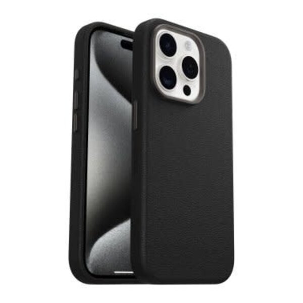 Otterbox Otterbox Symmetry Cactus Leather w/MagSafe case Noir Ash iPhone 15 Pro