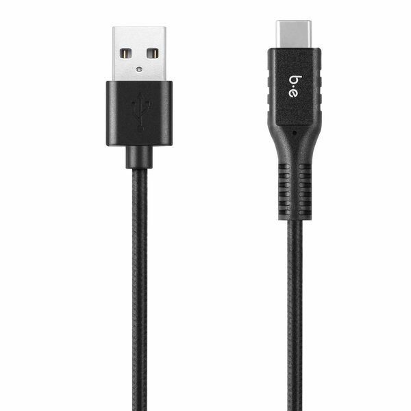 Blu Element Blu Element Braided Charge/Sync USB-C to USB-A Cable 6ft Black