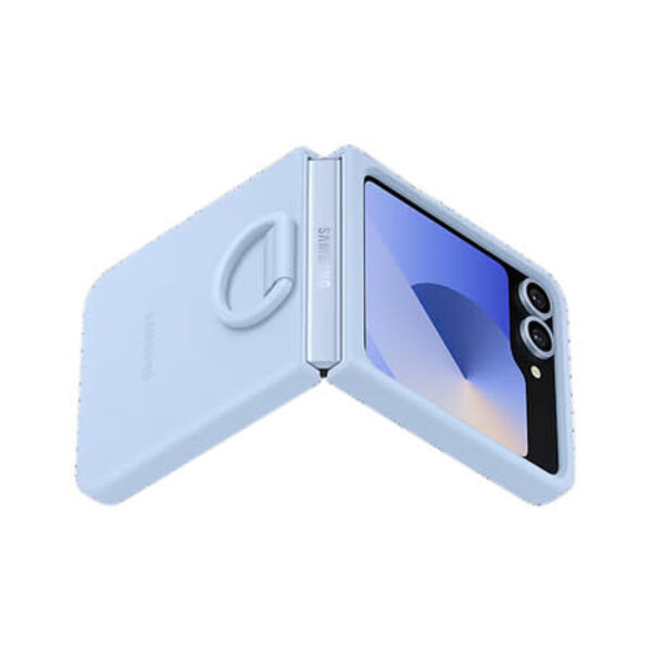 Samsung Samsung Silicone Case with Ring Blue for Samsung Galaxy Z Flip6