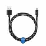 Blu Element Blu Element Braided Charge/Sync USB-C to USB-A Cable 4ft Zebra