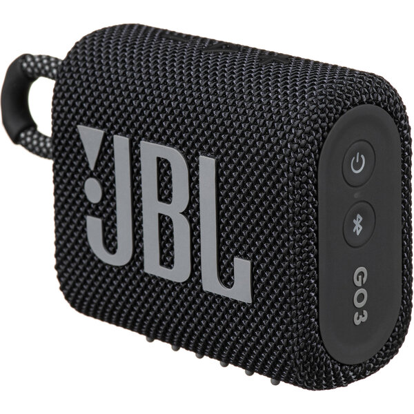 JBL JBL Go 3 Waterproof Wireless Bluetooth Speaker Black