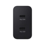 Samsung Samsung 50W Duo USB-C PD Wall Charger w/ USB-C to USB-C Cable Black