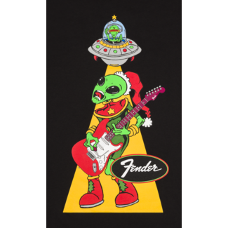 Fender Fender® Ugly Christmas Tee Alien Black Small