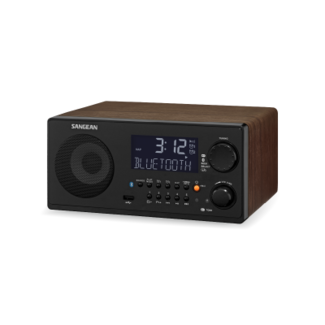 Sangean WR-22 AM / FM-RDS / USB / Bluetooth Digital Radio in Walnut