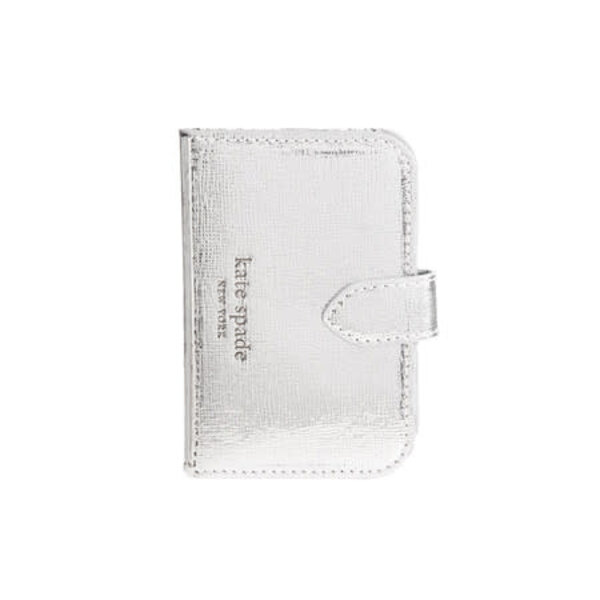 Kate Spade Kate Spade Morgan Magnetic Wallet Metallic Silver