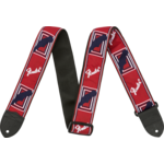 Fender Fender Monogrammed Strap Red/White/Blue 2"