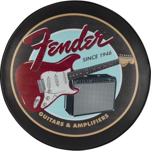 Fender Fender® Guitars & Amps Pick Pouch Barstool Black 30"