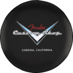Fender Fender® Custom Shop Chevron Logo Barstool Black/Chrome 30"