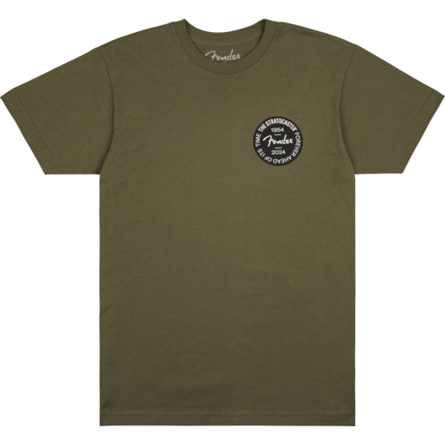 Fender Fender Stratocaster™ 70th Anniversary Badge Tee Olive Medium