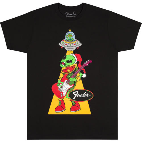 Fender Fender Ugly Christmas Tee Alien  LARGE