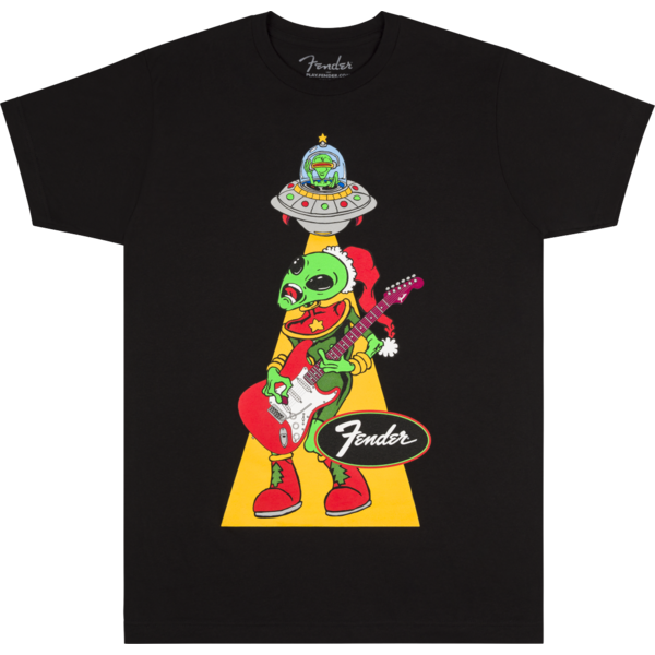 Fender Fender Ugly Christmas Tee Alien  LARGE