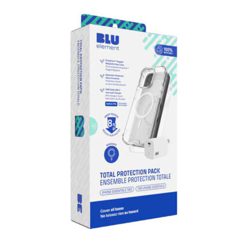 Blu Element Blu Element Total Protection MagSafe Bundle for iPhone 16 Pro
