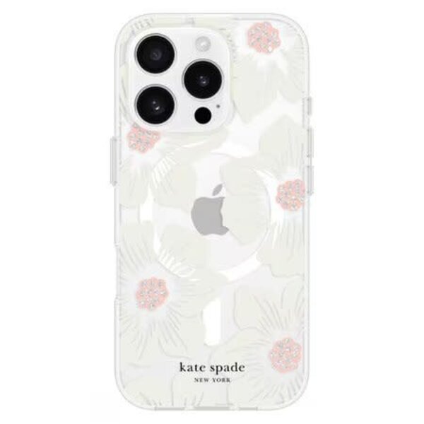 Kate Spade *Kate Spade Protective Case w/MagSafe Hollyhock for iPhone 16 Pro