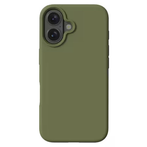 Blu Element *Blu Element Silicone w/MagSafe Case Olive for iPhone 16