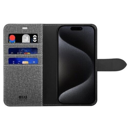 Blu Element Blu Element Folio 2 in 1 Case Grey for iPhone 16