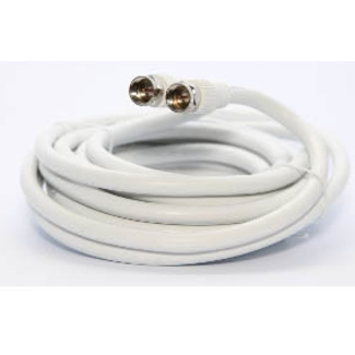 Ultralink Ultralink RG6 Coaxial Cable w/ F Connector - 2m/6ft