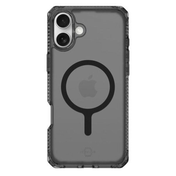 ITSKINS Hybrid_R Vapor MagSafe Case Smoke for iPhone 16