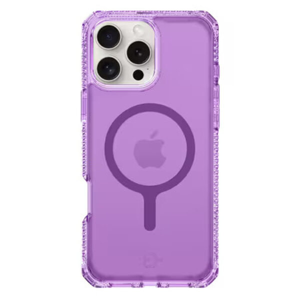 ITSKINS Hybrid_R Vapor MagSafe Case Light Purple for iPhone 16 Pro