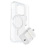 Otterbox OtterBox Protection+Power Kit (Symmetry Clear MagSafe w/Glass + Wall Charger 30W White) for iPhone 16 Pro