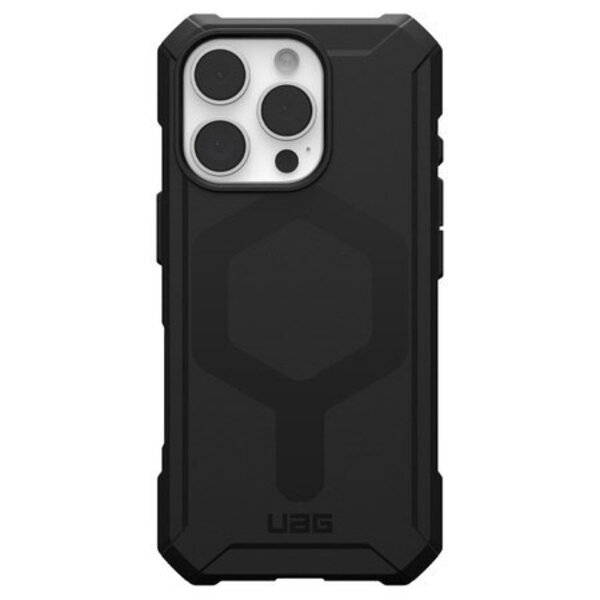 Urban Armor Gear UAG Essential Armor MagSafe Rugged Case Black for iPhone 16 Pro