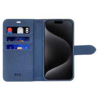 Blu Element *Blu Element Folio 2 in 1 Case Lazuli Blue for iPhone 16 Pro Max