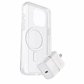 Otterbox OtterBox Protection+Power Kit (Symmetry Clear MagSafe w/Glass + Wall Charger 30W) Clear for iPhone 16 Pro Max