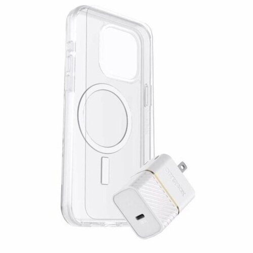Otterbox OtterBox Protection+Power Kit (Symmetry Clear MagSafe w/Glass + Wall Charger 30W) Clear for iPhone 16 Pro Max