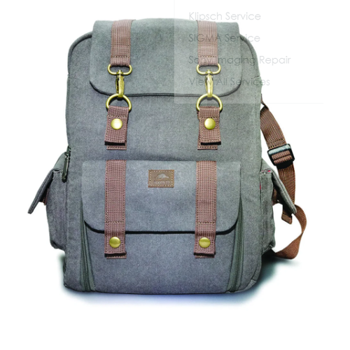 Roots Roots Black And White Flannel Backpack