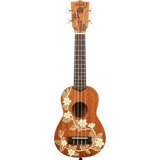 Kala Kala Gardenia Brighamii Soprano Mahogany Ukulele With Bag