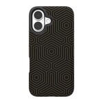 iPhone 16 ZAGG Graphene London Snap Case Black Hexagon