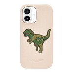 iPhone 16 Coach Leather Slim Wrap Case Ivory Rexy