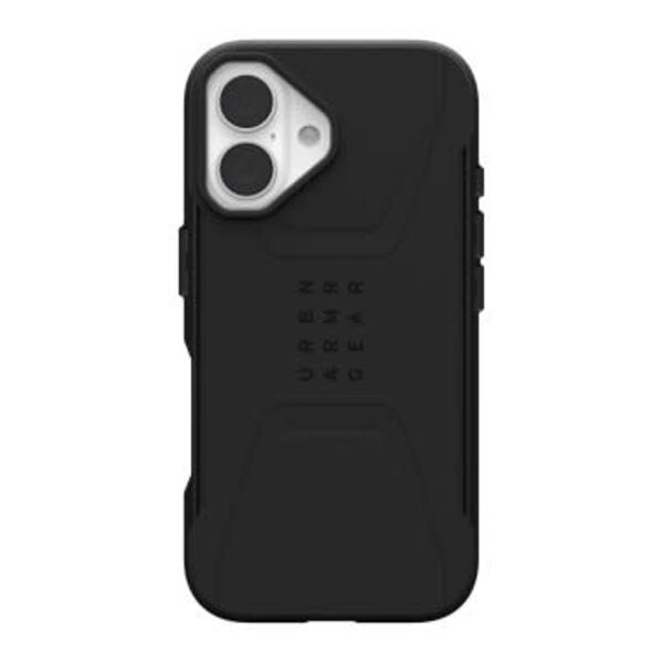 Urban Armor Gear iPhone 16 UAG Civilian MagSafe Case Black