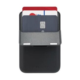 CaseMate Case-Mate Universal Magnetic Flip MagSafe Wallet Black Leather
