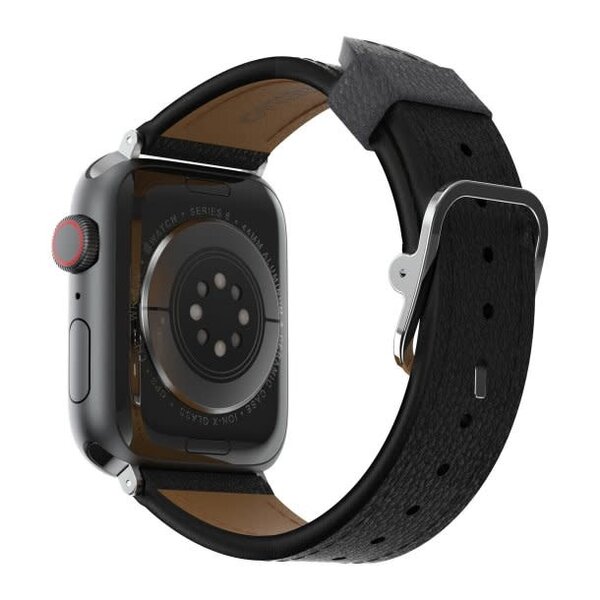 Otterbox Otterbox Cactus Leather Watch Band Noir Ash Apple Watch 42/44/45mm