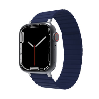 *JCPal Silicone Magnetic Watch Band Apple Watch 38/40/41mm Navy Blue