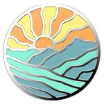 Popsockets PopSockets PopGrip Enamel Mountain Rays