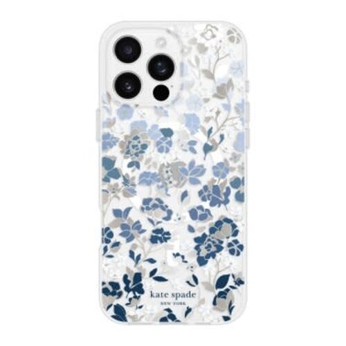 Kate Spade iPhone 16 Pro Max Kate Spade Protective Prints MagSafe Case Flowerbed Blue