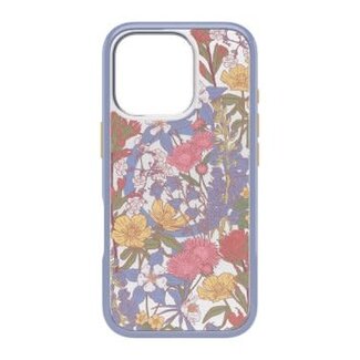 Otterbox iPhone 16 Pro Otterbox Symmetry Clear w/ MagSafe Series Case Purple Wildflowers