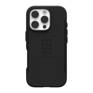 Urban Armor Gear iPhone 16 Pro UAG Civilian MagSafe Case Black