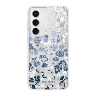 Kate Spade Samsung Galaxy S24 FE Kate Spade Protective Prints Case - Flowerbed Blue