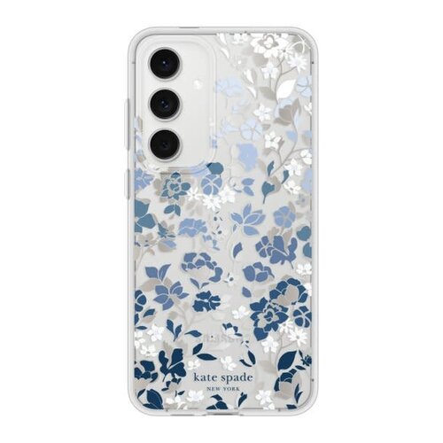 Kate Spade Samsung Galaxy S24 FE Kate Spade Protective Prints Case - Flowerbed Blue