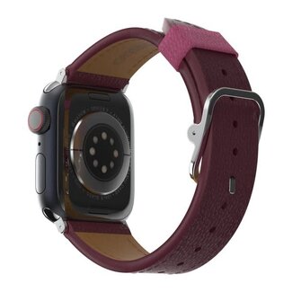 Otterbox Apple Watch 40/41/42mm Otterbox Symmetry Cactus Leather Watch Band - Red - Maroon Bells