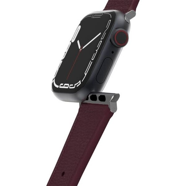 Otterbox Apple Watch 44/45/46mm Otterbox Symmetry Cactus Leather Watch Band - Red - Maroon Bells