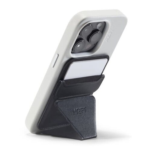 MOFT MOFT Snap-On iPhone Stand & Wallet MagSafe - Black