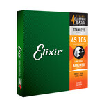 Elixir ELIXIR 4-String Light/Medium, Long Scale Electric Bass Stainless Steal With Nanoweb Coating .045 - .105