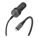Otterbox Otterbox Premium Pro Power Delivery Car Charger with USB-C to Lightning Cable 6ft Nightshade