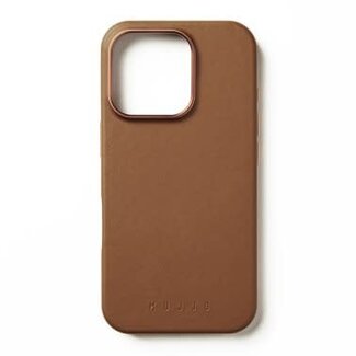 iPhone 16 Pro Mujjo Full Leather w/MagSafe Case Tan