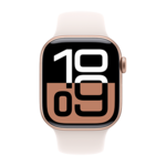 Apple Apple Watch 10 42mm Aluminium Rose Gold case with Blush Sport Band S/M