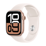 Apple Apple Watch 10 42mm Aluminium Rose Gold case with Blush Sport Band S/M